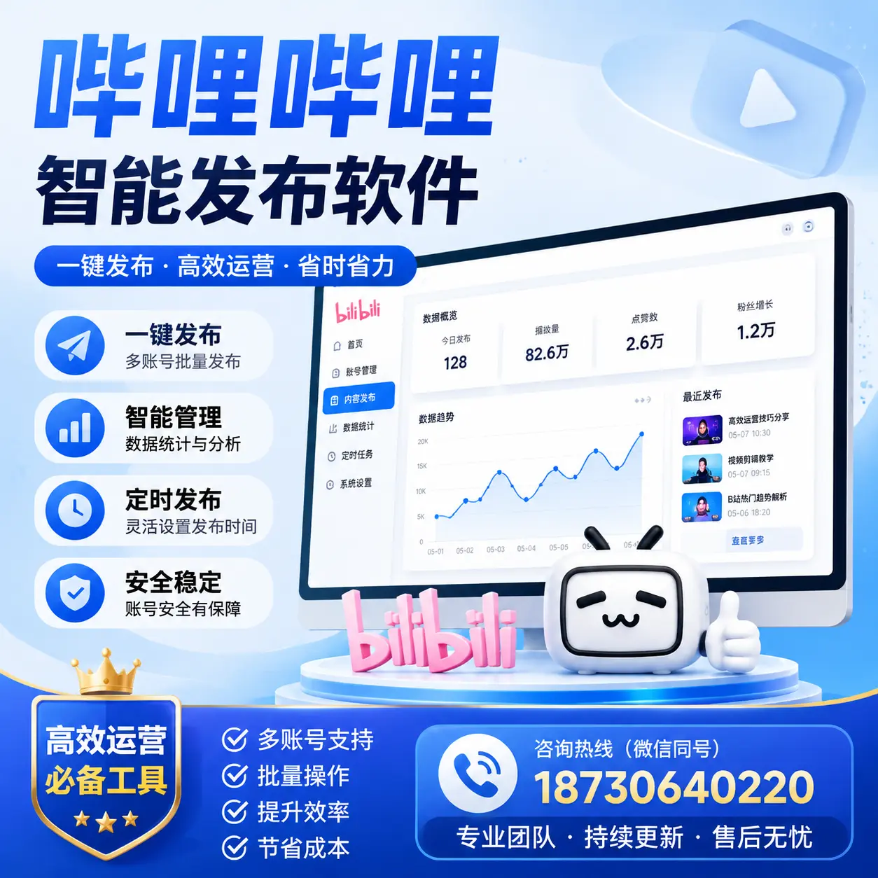 解密哔哩哔哩智能发布软件：功能与优势分析在 海南
